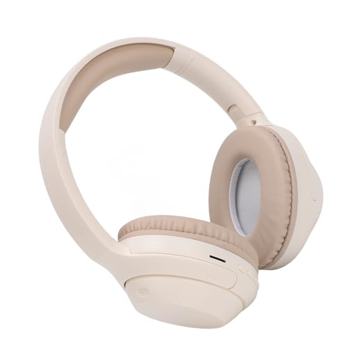 Bewinner Over-Ear-Kopfhörer mit Geräuschunterdrückung, Faltbares Deep-Bass-Stereo-Headset mit Mikrofon, Tragbare Deep-Bass-Kopfhörer für Home-Office-Mobiltelefon-PC (Khaki) von Bewinner