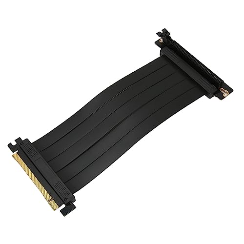 Bewinner PCIE 3.0 X16 Extender Riser Kabel, PCIE Port GPU Grafikkarten Verlängerungskabel 90 Grad Adapter, Flexible Hochgeschwindigkeits Riser Karte mit GTX RTX Serie von Bewinner