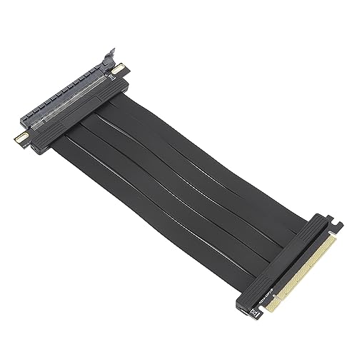 Bewinner PCIE 4.0 X16 Riser-Kabel, 26 Gbit/s Flexible Hochgeschwindigkeits-Extender-Karte, 180-Grad-GPU-Verlängerungskabel, Kompatibel mit RTX3090 RTX3080ti RTX3070 und Mehr von Bewinner