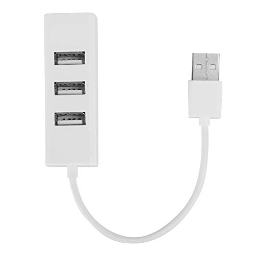 Bewinner Port Hub USB Splitter Docking Station Portable Computer, Parts OTG White Data Transmission Small USB Hub for Pc, Abs White Small USB Hub for Laptop von Bewinner