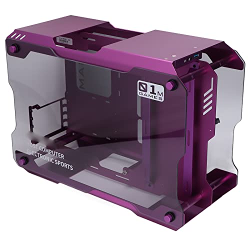 Bewinner Premium Mid Tower ATX Gehäuse PC Gaming Gehäuse, Hartglas Panels Gaming PC Gehäuse Computergehäuse, ATX Matx Open Style Wassergekühltes Gaming Chassis von Bewinner