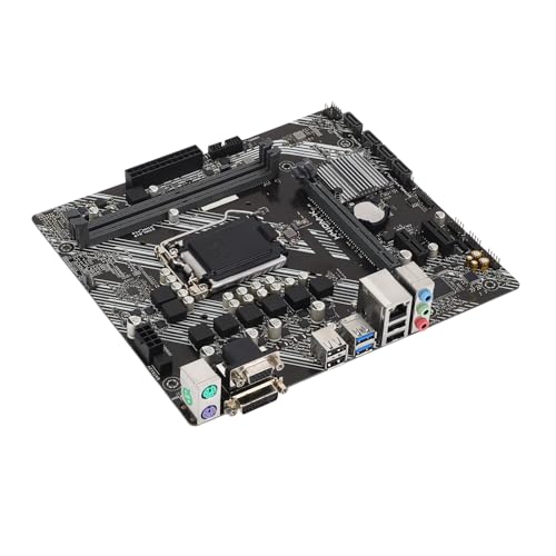 Bewinner Prime H410m K Gaming Motherboard, 2 DDR4 -Slots, PCI E 3.0, 1 X16 Slot, Realtek ALC887 Sound, Realtek RTL8111H Gigabit Ethernet, M ATX, LGA 1200, 4 III, HD Multimedia Output von Bewinner