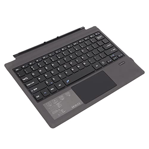 Bewinner Pro Type Cover, Magnetische Kabellose Tastatur mit Touchpad, Ultraflache Tragbare Bluetooth-Tastatur für Pro 3 4 5 6 7, Eingebauter Wiederaufladbarer Akku 350 MAh von Bewinner