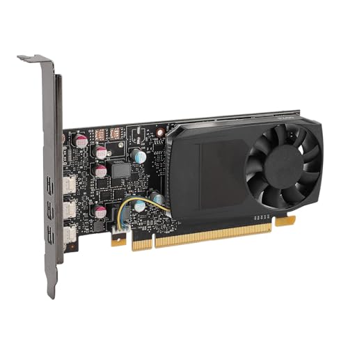 Bewinner Quadro P400 Professionelle Grafikkarte 2GB 64 -Bit -Pascal -Architektur PCI Express 3.0 X16 mit Cooling -Lüfter für 3D -Modellierung und Videoverarbeitung von Bewinner