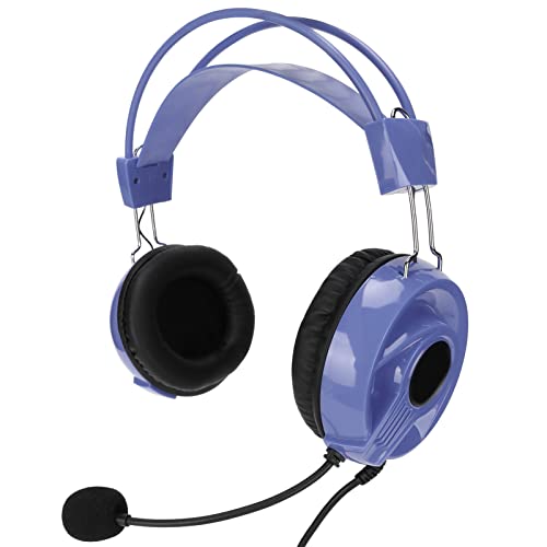 Bewinner RGB-Gaming-Headset, Kabelgebunden, Komfortabel, Multifunktional, mit Omnidirektionalem Mikrofon, Kraftvollem Sound, Verstellbarem Komfort, für Gamer, (Lila) von Bewinner