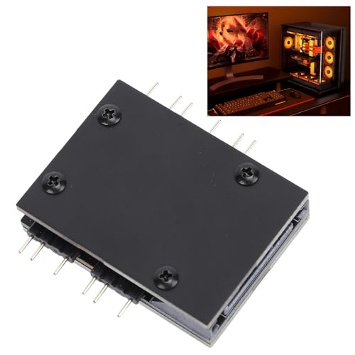 RGB-Lüfter-Hub-Controller, Synchronisierung von Lichteffekten für PC, Schnittstellenkabel-Verlängerungs-Hub, 5-V-ARGB-Gerätesynchronisierung, Unabhängige Steuerung, von Bewinner