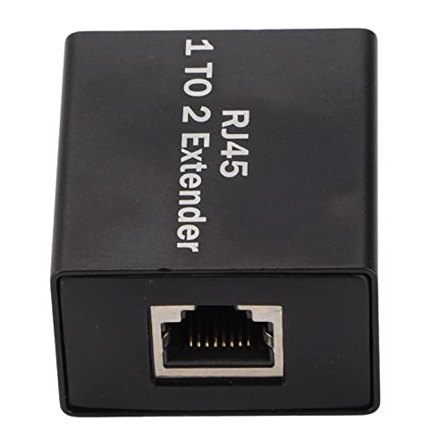 Bewinner RJ45 Splitter Ethernet, RJ45 Netzwerkanschlussadapter, Gigabit Ethernet Buchsen Extender Splitter Adapter für Drahtlose Netzwerkgeräte (EIN-zu-Zwei-Leitungsverteiler) von Bewinner