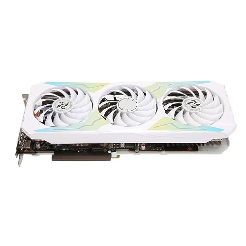 Bewinner RTX3080 10GD6X Grafikkarte, 10 GB 320 Bit GDDR6X Desktop-Computer-Gaming-unabhängige Grafikkarte, PCIe 4.0, HDMI, Display-Port X 3, Weiß von Bewinner