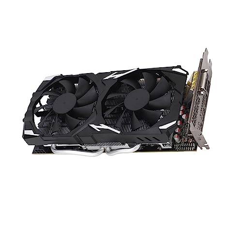 Bewinner RX 580 Grafikkarte, 8GB GDDR5 Grafikkarte mit 1284MHz GPU, 60Hz 4K, PCI Express 3.0, 2 Lüfter, Gaming Grafikkarte für 3D CAD, CAM, Video- und Bildbearbeitung von Bewinner