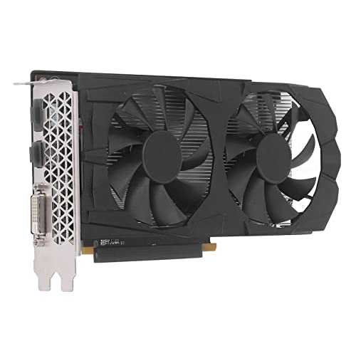 Bewinner RX580 8 GB Grafikkarte, 256 Bit GDDR5 1284 MHz Gaming Grafikkarte, Desktop Computer Grafikkarte mit Zwei Lüftern, DVI HDMI DP Schnittstelle, für Win 10 Win 11 von Bewinner