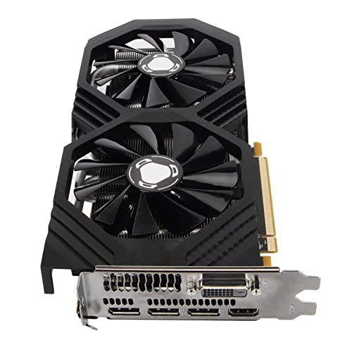 Bewinner RX590 8 GB GDDR5-Grafikkarte, 256 Bit Leise, Schnelle Wärmeableitung, Computer-Gaming-Grafikkarte für Desktop-Computer-Grafikkarte von Bewinner