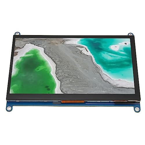 Bewinner Raspberry Pi Touchscreen-, 7 Zoll 1024 X 600 USB-IPS-LCD-Bildschirm, Tragbarer USB-HDMI-, Kapazitives Pi-Display für Raspberry Pi 4 3 2 1 (Bildschirmmodul und Kabel) von Bewinner