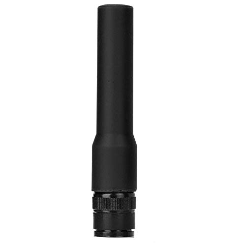 Bewinner SF-20 144 / 430MHz Silikon Funkantenne für ICOM IC V8 IC BNC Antennenantenne Dual Band für Kenwood TK100, TK200, TK220 7,5 cm Kurze Antenne für Motorola HT440, HT90, CP500(Schwarz) von Bewinner