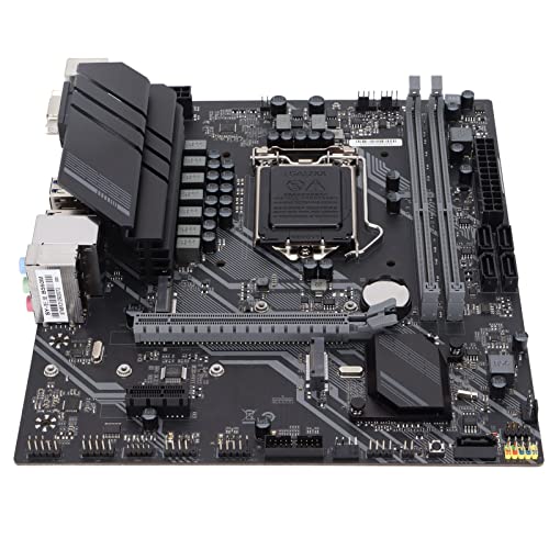 Bewinner SY B560M Desktop Motherboard, ATX DDR4 Mainboard Dual Channel mit PCI-E 4.0 X16, Wärmeableitung Dual Stabilized Capacitor Alloy Cover Type Gaming Motherboard von Bewinner