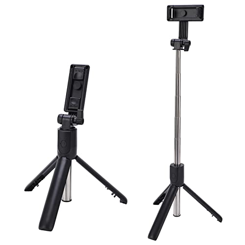 Bewinner Selfie Stick, 360 ° Drehbares Selfie Stick Stativ mit Drahtloser Bluetooth Fernbedienung, 5 teiliger Teleskop Telefon Selfie Stick, Kompatibel mit Allen Handys von Bewinner