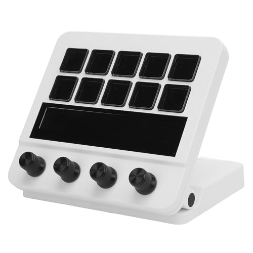 Bewinner Stream Controller - Stream Control Deck mit 10 Makro -Tasten, Anpassbarer LCD -Tasten Studio Control Deck Tastad für PC -Streaming von Bewinner