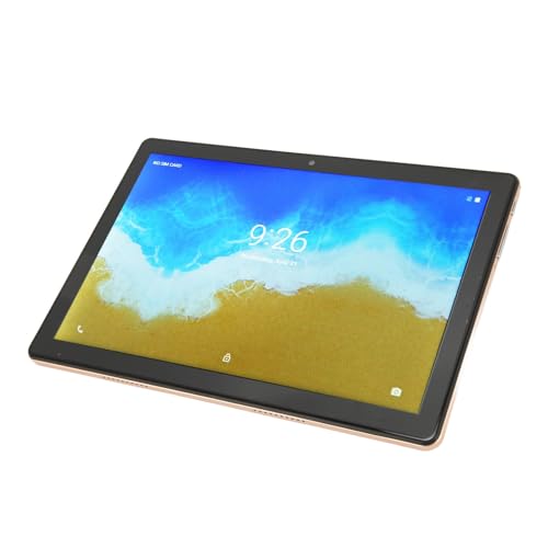 Bewinner Tablet 10,1 Zoll, 8 GB + 128 GB, 3200 X 1440 HD, MTK6750 Octa Core, 4G LTE Dual SIM Tablet Unterstützt WLAN, Bluetooth, FM-Radio, OTG (Gold) von Bewinner