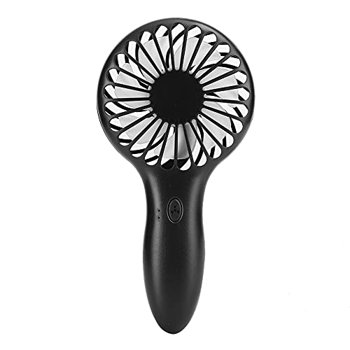 Bewinner Tragbarer Lüfter, 3 Niverl Verstellbarer -Handlüfter, Lüfter mit Pianotastenschalter, 800 MAh Universal Silent Fan mit Sockel, Lüfter (Schwarz) von Bewinner