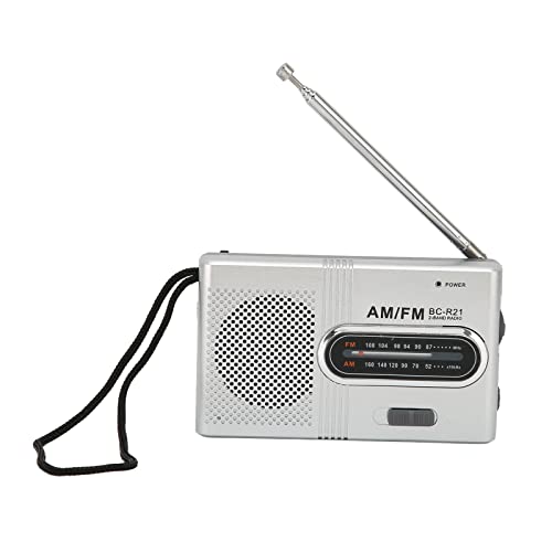 Bewinner Tragbares AM-FM-Radio, Batteriebetriebener 5-W-Lautsprecher, Langlebiges Tragbares Taschen-Transistorradio, Großer Lautsprecher, Kopfhöreranschluss für, Älteste, Bewinner Tragbares AM-FM-Radio, Batteriebetriebener 5-W-Lautsprecher, Langlebiges Tragbares Taschen-Transistorradio, Großer Lautsprecher, Kopfhöreranschluss für, Älteste, von Bewinner