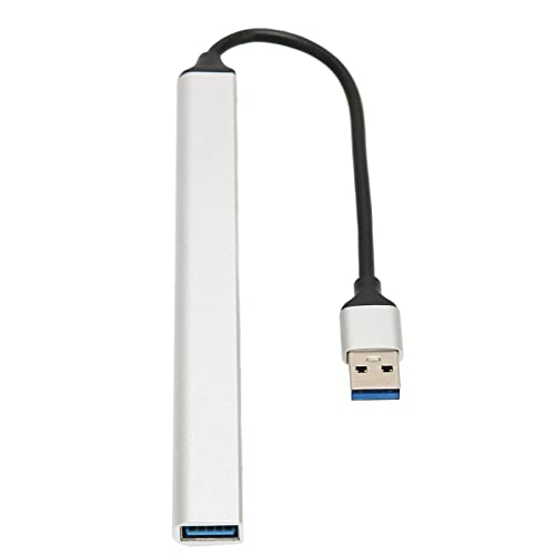 Bewinner USB 3.0 Hub 7 Ports, 2022 Newst Typ C Hub Unterstützt 5 Gbps Schnelle Datenübertragung, USB Splitter aus Aluminiumlegierung für PC Desktop Flash Drive Mobile HDD von Bewinner