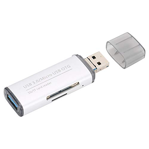 Bewinner USB 3.0-Kartenleser, USB/OTG/Micro-USB-Speicherkarte, Kleine Speicherkarte Multi & # 8209, Laufwerk für ADS & # 8209/102, USB-Typ-A-Stecker/Mciro USB-Stecker-Kartenleser von Bewinner