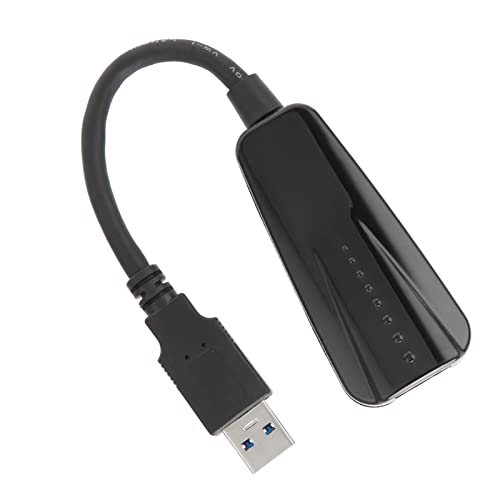 Bewinner USB 3.0 zu Ethernet Adapter, 10/100/1000 M USB 3.0 Hub mit RJ45 LAN ABS Netzadapter Plug and Play Kompatibel für für für OS X von Bewinner