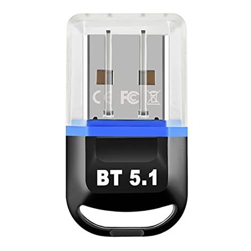 Bewinner USB Bluetooth 5.1 Adapter, 3 Mbit/s Laufwerk Free Bluetooth 5.1 Transmitter, für Desktop, Laptop, Maus, Tastatur, Drucker, Headsets, Lautsprecher von Bewinner