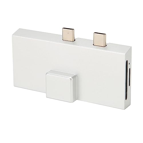 Bewinner USB-C-Hub, Dual-USB-C-Erweiterungshub, Professioneller 5-Gbit/s-Datenübertragungs-USB-C-Hub mit 7 Anschlüssen, Plug-and-Play, USB-C-Erweiterungshub für Surface Pro 8 9 X von Bewinner