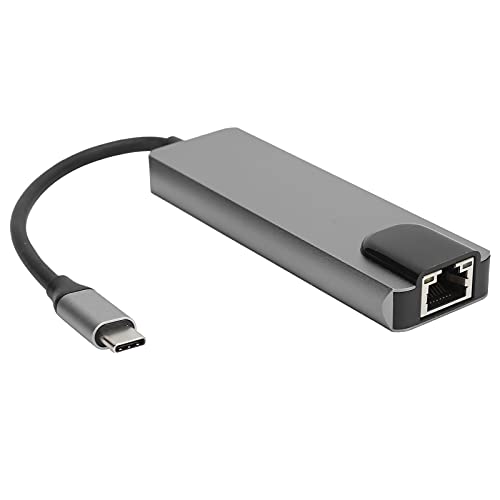 Bewinner USB C Hub Multi-Port Adapter, USB C auf 5-IN-1 Ultra Slim Adapter, USB C Hub mit 2 USB 3.0 Ports, Kompatibel mit USB‑C Geräten, für Datenübertragung 4K Ausgang von Bewinner