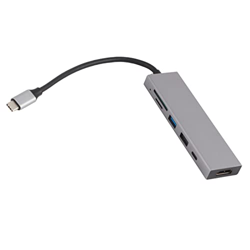 Bewinner USB-C-Hub aus Aluminiumlegierung 6 in 1 von Bewinner
