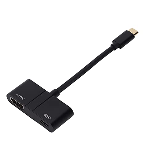 Bewinner USB C auf Adapter, USB C auf 4K + USB C PD Ladeadapter, 2-in-1 USB C 4K Adapter für HDTV/Projektor/für IOS/// von Bewinner
