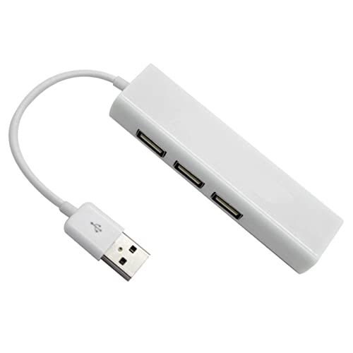 Bewinner USB C auf Ethernet Adapter, 3 Port USB 3.0 Splitter Gigabit Ethernet Hub mit RJ45, Portable Data Hub USB Splitter Kompatibel mit Laptop PC von Bewinner