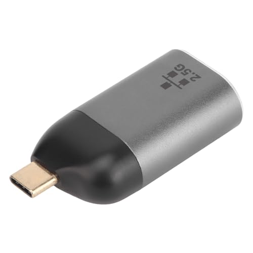 Bewinner USB-C-auf-Ethernet-Adapter, USB-C-auf-RJ45-Gigabit-Ethernet-Adapter, Gigabit-LAN-Netzwerkadapter mit Unterstützung von 10/100/1000/2500 Mbit/s, Ethernet-LAN-Netzwerkadapter für von Bewinner