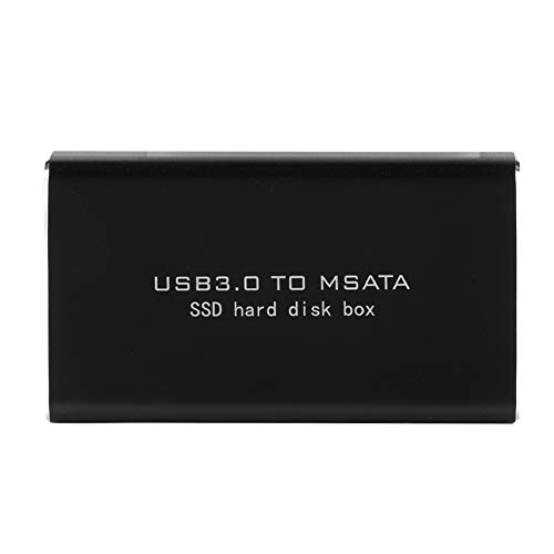 Bewinner USB-Festplattengehäuse, MSATA/-PCI-E-SSD-Solid-State-Festplattengehäuse, 6 Gbit/s, 30 * 30/50 Mm, Schwarz, Unterstützung für Hot-Swap, Plug-and-Play von Bewinner
