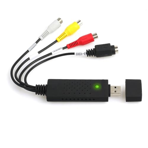 Bewinner USB-Videogerät, USB2.0-VHS-zu-DVD-Konverter-Set, VHS-zu-DVD-Audio-Video-Kit (Wie Gezeigt) von Bewinner