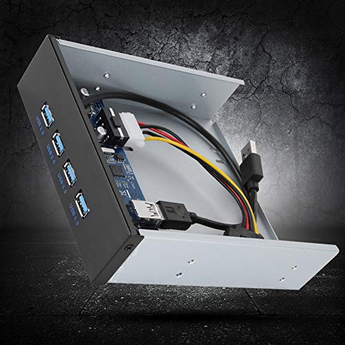 Bewinner USB-Vorderseite USB 3.0 4-Port-CD-ROM-Treiber Hub PCI-E auf 4 Schnittstellen USB3.0-Aluminiumlegierung USB-Vorderseite Hub USB 3.0-HUB von Bewinner