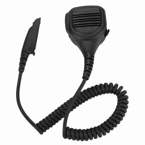 Bewinner Walkie Talkie-Lautsprecher für Hochempfindlicher, Robuster CB-Radio-Lautsprecher mit PTT-Kabel für Walkie Talkie PRO5150, GP338, GP330, GP680, HT750, GP340 von Bewinner