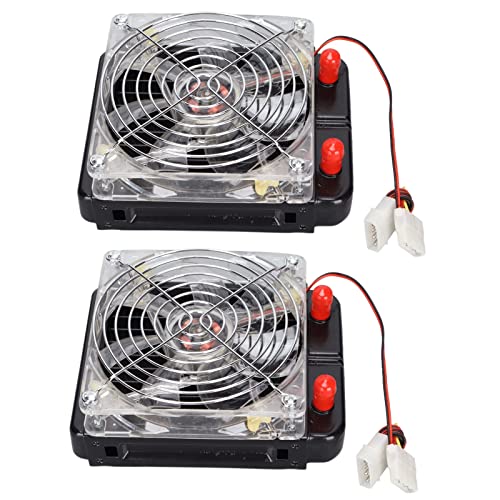 Bewinner Wasserkühlungs Kit, Kühlerlüfter Kit Überlegene Leistung DIY Komplettwerkzeuge S600 Wasserpumpe 10 Rohre Wärmeableitung CPU Kühler Kit 140 Mm Zylindrische Wassertankkomponenten von Bewinner