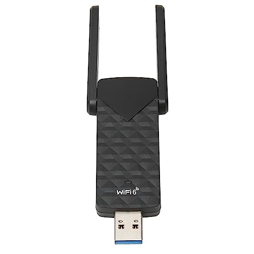 Bewinner WiFi 6-Adapter für PC, AX1800M USB3.0 Dualband Wireless WiFi Dongle, 5 GHz/2,4 GHz Blitzschneller High-Gain-Antennen-Netzwerkadapter für 11/10/7 von Bewinner