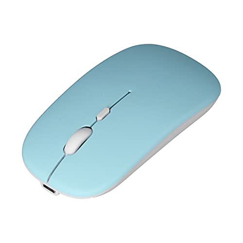 Bewinner ​Wireless Maus, Wiederaufladbare Dual Mode 2.4G Wireless-Mäuse, Ergonomische, Stummgeschaltete Optische Computermaus, Dreistufige DPI Einstellung, Ultradünne Smart Mäuse für Laptop (Grün) von Bewinner