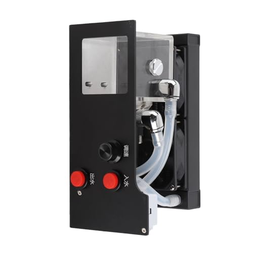 CPU-Wasserkühlerpumpe, 600 L H PC-Wasserkühlung, Integrierte Stummschaltungswasserpumpe, PC-CPU-Wasserkühlsystem-Wärmetauscher mit G1/4-Gewinde, mit Lüftern für von Bewinner