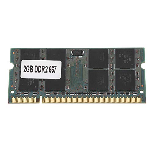 DDR2 Notebook Speicher, 667 MHz Laptop Speicher für DDR2 PC2-5300 Laptops, 12,8 g DDR2-RAM Voll kompatibler Speicher für Intel/AMD Motherboard 200Pin von Bewinner