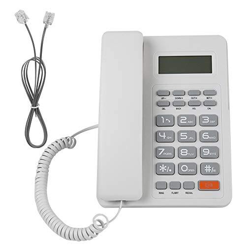 DTMF/FSK Dual System Schnurgebundene Telefone,Die über Die Telefonleitung Betrieben Werden,Einfache Flash Funktion Festnetztelefon mit Automatischer Identifikation Anrufer ID. von Bewinner