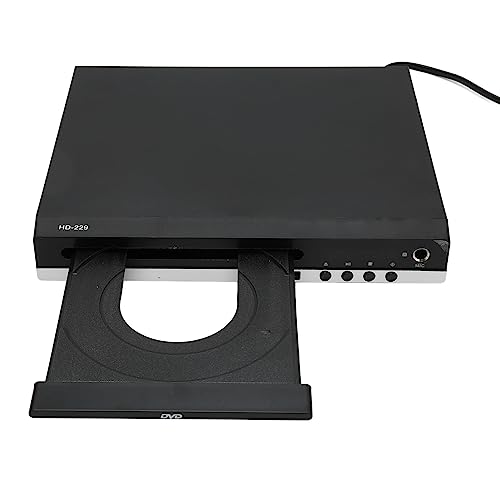 DVD Player, 1080P HD Kompakt DVD Player mit AV Ausgang, HDMI und Cinch Kabel Im Lieferumfang Enthalten, DVD CD Player mit USB Anschluss für TV Karaoke Projektor (EU-Stecker) von Bewinner