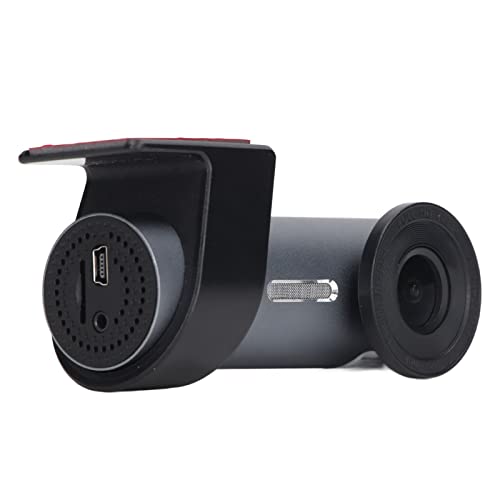 Dashcam mit WLAN, Auto Vorne Hinten Dashcam, um 360 Grad Drehbar, HD-Bewegungserkennung Dashcam, 150° Weitwinkel-Frontkamera, USB-Auto-Armaturenbrettkamera von Bewinner