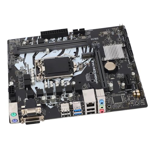 Bewinner Desktop-Computer-Motherboard, M-ATX DDR4 Doppelkanal PCI-E-Steckplatz USB 3.2-Schnittstelle mit Dem Kernprozessor der 10. Gen für H410M-D3V/M.2 Motherboard von Bewinner