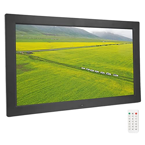 Digitaler 18,5 Zoll LCD Bilderrahmen, Digitaler HD Bilderrahmen mit Einer Auflösung von 1366 X 768, an der Wand Montierbarer Intelligenter Bilderrahmen, Integrierte Uhr und Kalender (18,5“) von Bewinner