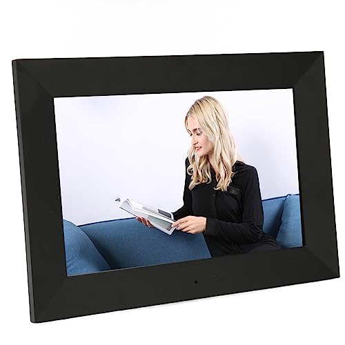 Digitaler WiFi-Bilderrahmen, 1280 X 800 IPS HD-Touchscreen-Smart-Rahmen mit 8 GB Speicher, 8-Zoll-Smart-Fotorahmen Teilen Sie Fotos und Videos über die Frameo-App (EU-Stecker 220 V) von Bewinner