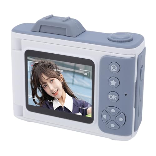 Digitalkamera für die Fotografie 66MP 2,5K -Video mit 180 ° Flip -Bildschirm und LED Fill Light, 16x Zoom Compact Travel Camera für Vlogging, Selfie, Studenten (32G-Speicherkarte) von Bewinner