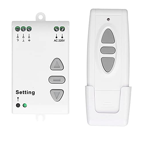 Drahtloser Fernbedienungsschalter, AC 220V Drahtloser Vorhangsteuerungs-Motorcontroller, Drahtloser RF-Schalter für Projektionsgeröll von Bewinner